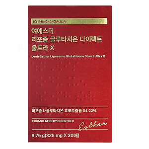 여에스더 리포좀 글루타치온 다이렉트 울트라X 필름형 글루타치온 30매 5상자, 5개, 30회분