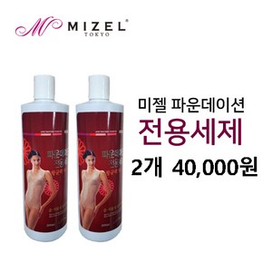 [MIZEL] 미젤기능성보정속옷 파운데이션전용세제 속옷세제 섬유세제 항균 식물성섬유세제 2개세트, 2개, 500ml