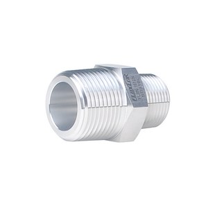 파이프 피팅 (Pipe Fitting) - Hex Reducing Nipple (HRN) 1/2 inch-3/8 inch NPT, 1개