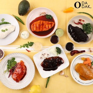 오다닭에 발랐닭 소스 닭가슴살 5종 골라담기 냉동 스팀 30개, 1세트