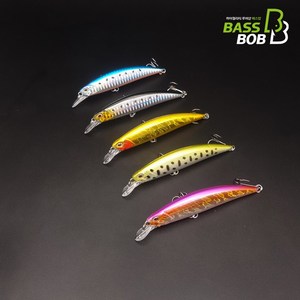 [배스밥] 케이나인 싱킹 미노우 저크베이트 9.5cm 15g 배스낚시 농어 쏘가리 꺽지, K9 MINNOW -1 (S), 1개