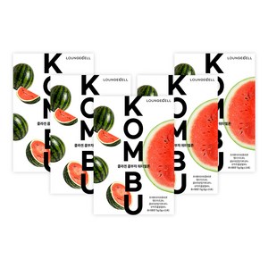 [라운지셀] 콜라겐 콤부차 워터멜론 저분자 피쉬콜라겐, 콤부차 워터멜론 5박스, 5박스