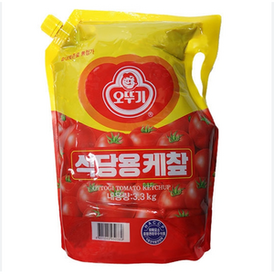 오뚜기 오리지널 식당용 케챂 스파우트팩, 3.3kg, 4개