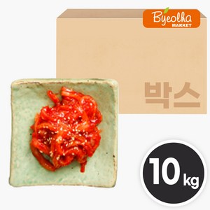 업소용 오징어젓 무말랭이 무침 오말랭이 10kg 대용량 식당 급식 밑반찬 젓갈 무 장아찌, 1개