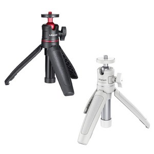 ulanzi 울란지 MT-08 블랙 화이트 스마트폰 홀더 개인방송 유튜브 브이로그 삼각대 3단 확장로드 다기능 1인미디어 셀카봉 모노포드 미러리스 스마트폰 VLOG, ST-06S 화이트