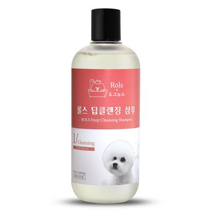 롤스 X 도그뉴스 딥클렌징 비숑전용 프리미엄샴푸 애견샴푸 강아지샴푸 400ml, 1개