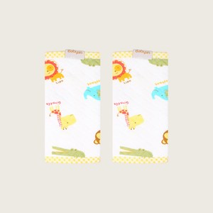 베이비앙 아기띠 삼중직(보온) 도톰한 아기 유아 어깨침받이, 정글스토리