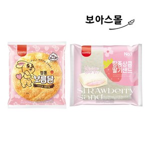 삼립빵 10봉 ( 정통보름달 + 딸기샌드 ), 1세트, 95g