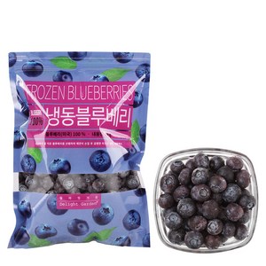 [딜라잇가든]냉동 블루베리 A그레이드 1kg x 3팩, 1kg(1개), 3개