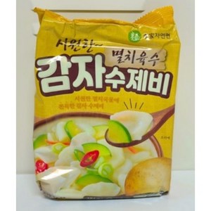 이가자연면 멸치육수 감자 수제비, 184g, 6개