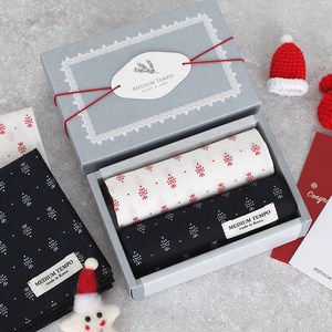 홀리데이 에디션 손수건 선물세트 새해 크리스마스 선물 손수건 소품 장식 기념품 굿즈