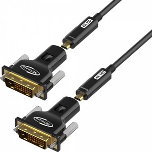 NETmate DVI-D Hybid AOC 배관용 케이블 30m NM-DAC30D 4K 60Hz, 1개