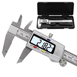 와이지알씨 버니어캘리퍼스 디지털 고급형 스탠레스 0.01mm 전용케이스 노기스, 1개
