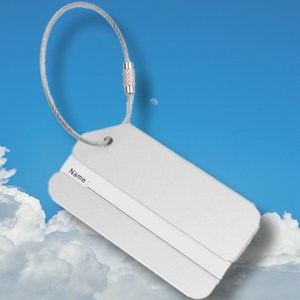 [1+1] 유니버틱 알루미늄 캐리어 네임택