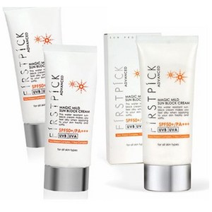 퍼스트픽 매직마일드 썬크림 SPF50+/PA+++, 선크림 2개, 50ml, 2개