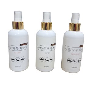 고니원 신발탈취제 발냄새제거 스프레이타입 3종세트 무향 유자향 블랙체리향 50ml 200ml, 1개