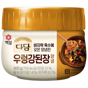 CJ제일제당 다담 우렁강된장500g, 500g, 1개