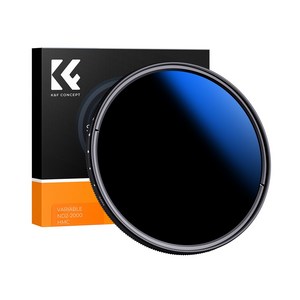 K&F CONCEPT NANO-C Variable ND2-ND2000 가변필터 Japan AGC Glass, 55mm