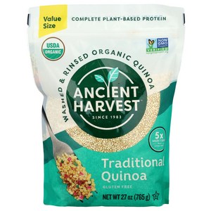 아이허브 유기농 세척 퀴노아 전통 퀴노아 765g(27oz), ANC12007, 1개