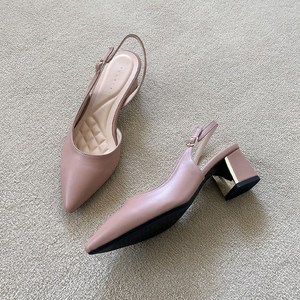 슈스프레소 국내생산 수제화 메리골드 슬링백 힐 5cm