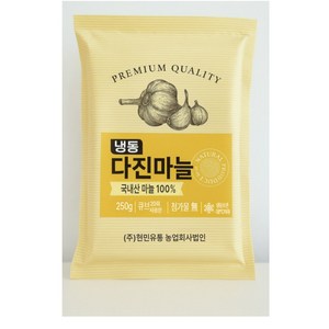 대궐 100% 국내산 큐브다진마늘(냉동), 1개, 250g