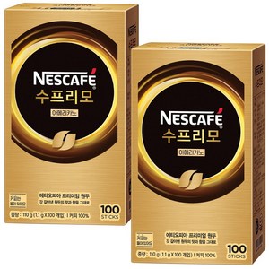 네스카페 수프리모 아메리카노, 1.1g, 100개입, 2개