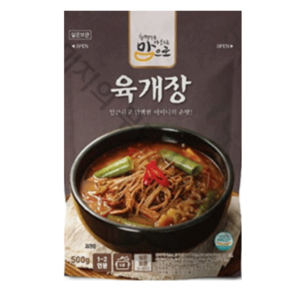 맘으로육개장 도야지 500G, 10개