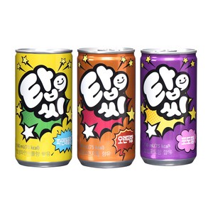 탑씨 190mL 오렌지30캔+파인30캔+포도30캔/ 총 90캔, 90개