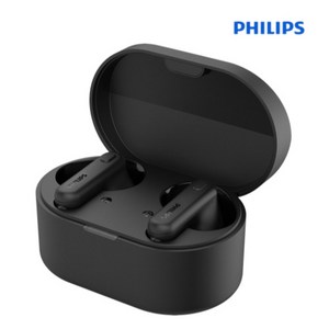 필립스 커널형 무선 블루투스 이어폰, TAT1108, 블랙