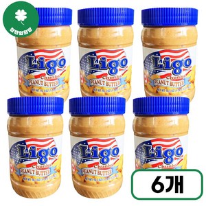 리고 땅콩버터 천크, 462g, 6개