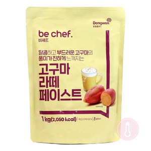 푸드올마켓_ 동원홈푸드 비셰프 고구마라떼 페이스트 1kg, 1개, 1개입