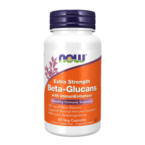 나우푸드 Now Foods Beta-Glucans with ImmunEnhance 면역 증강제 베타 글루칸 250 mg 60개입, 60정, 1개