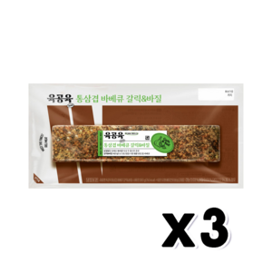 육공육 통삼겹바베큐 갈릭&바질 즉석조리 300g x 3개