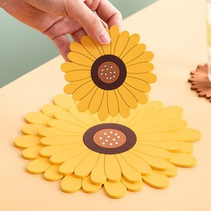 벨라민 인덕션 매트 실리콘 3개세트 대형 주방 식탁 싱크대, 옐로우, 3개