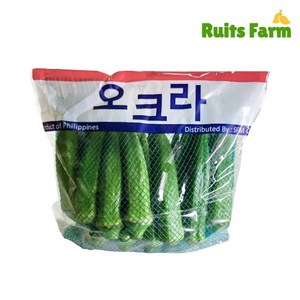 [루츠팜]필리핀 생오크라 500g 생 오크라 오쿠라 오크리 bhindi, 1개