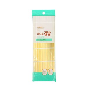 대나무 김발(속대) 김밥 대나무김밥말이 김말이 김밥말이, 1개