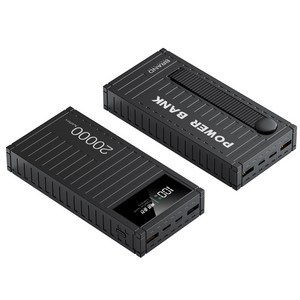 PD 22.5W 초고속충전 대용량 컨테이너 보조배터리 20000mAh QC3.0, 블랙