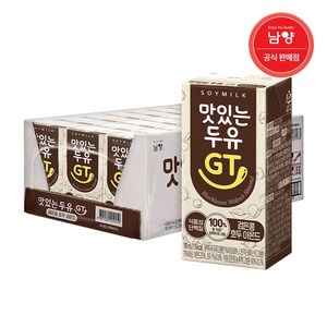 맛있는두유GT 호두 아몬드, 190ml, 24개