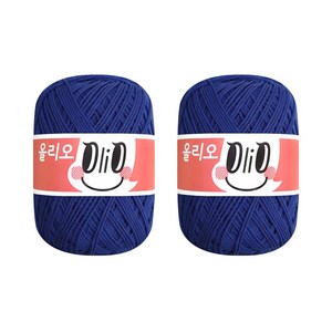 울클럽 뜨개실 올리오 70g 2볼 뉴컬러 (총 140g), 735 클린블루, 2개
