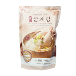 [홈쇼핑] [빠른배송] 빅마마 이혜정의 아주 고소한 꽉찬 삼계탕, 3개, 1.2kg