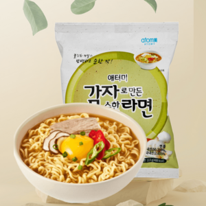 애터미 감자라면 건강한 감자 채식 깔끔한맛 비건라면 828qw1, 24개