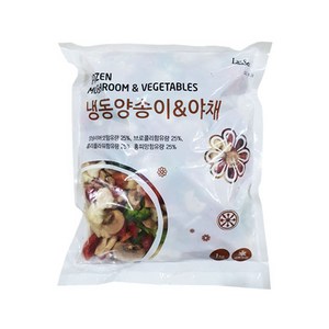 [Philmat] Fozen Mushoom & Vegetables 랜시 냉동 양송이 야채 1kg, 1개