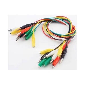 악어 클립 전선 집게 케이블 50cm 10pcs 세트, 1개