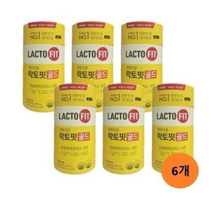 종근당건강 락토핏 골드 유산균 50p, 100g, 6개