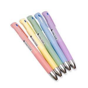 ZEBRA 블렌 3컬러 멀티펜 0.5mm 스모크컬러, 스프레이그린, 1개