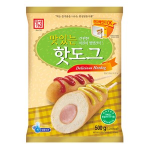 맛있는 핫도그 한성 (10ea) 냉동, 500g, 1개