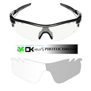 [오늘 출발] EyeNiz오클리 레이다락 렌즈 패스(변색 이클립스 포토크로믹)교체 호환렌즈, 통풍:편광 변색