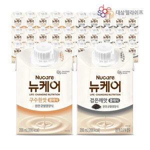 대상웰라이프 뉴케어 구수한맛classic15팩+고소한검은깨classic15팩 +사은품, 1개, 200ml