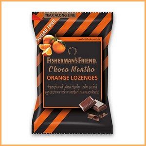 피셔맨 프랜드 영국 목캔디 CHOCO MENTHO ORANGE 맛 (무설탕), 5개, 25g