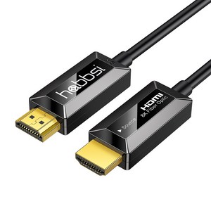 햅시 8K UHD HDMI 2.1 AOC 광 케이블, 15m, 1개